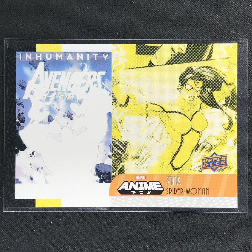 2020 Marvel Anime SPIDER-WOMAN Stax Bottom Layer Yellow #7C