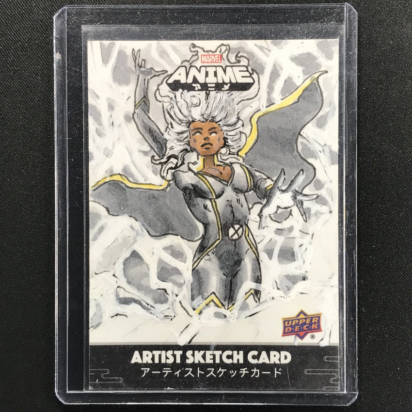 2020 Marvel Anime Storm Sketch Card 1/1 Tolunay Keskin