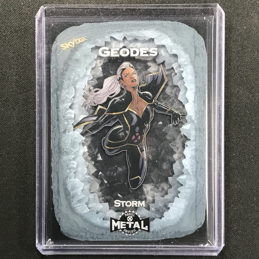 2021 Marvel X-men Metal Universe Storm Geodes Super Short Print Ssp No 23