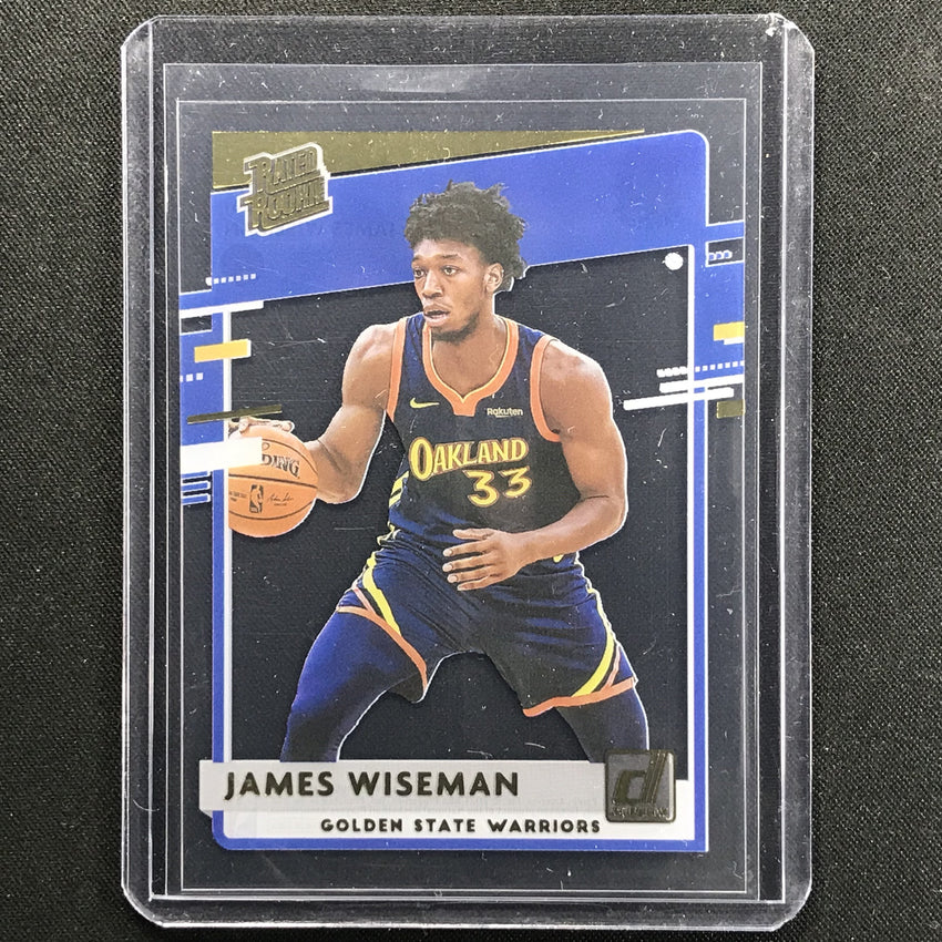 2020-21 Clearly Donruss JAMES WISEMAN Rated Rookie Gold #61