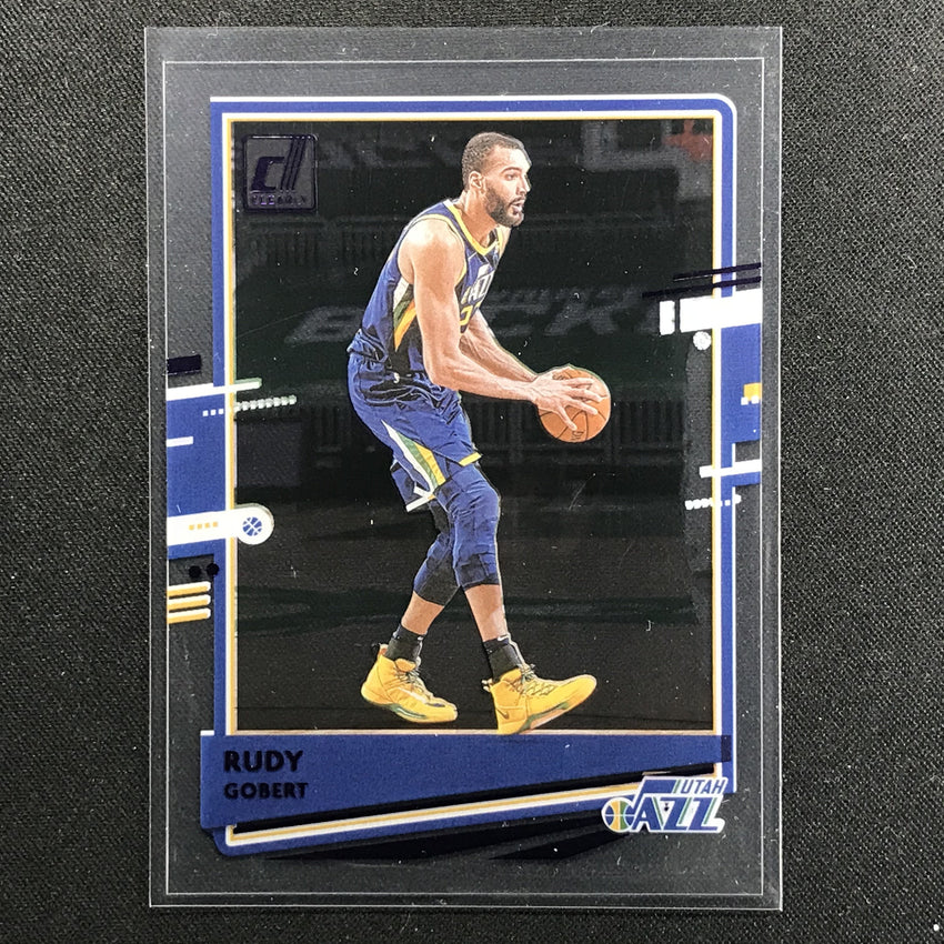 2020-21 Clearly Donruss RUDY GOBERT Base Purple #44