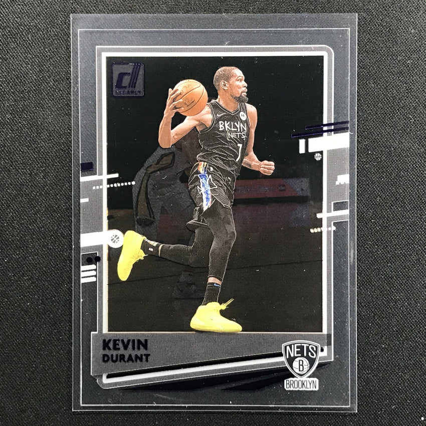 2020-21 Clearly Donruss KEVIN DURANT Base Purple #35