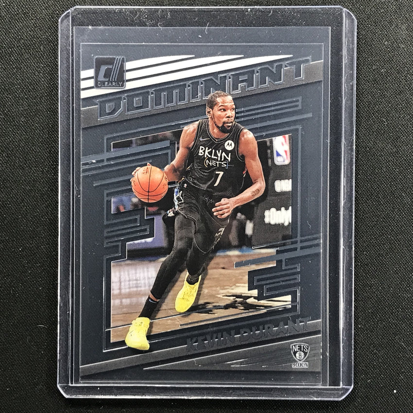 2020-21 Clearly Donruss KEVIN DURANT Dominant #3