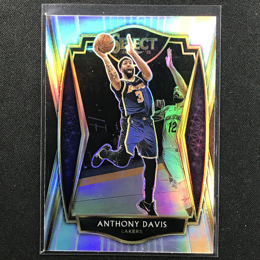 2020-21 Select Anthony Davis Premier Level Silver Prizm No 155