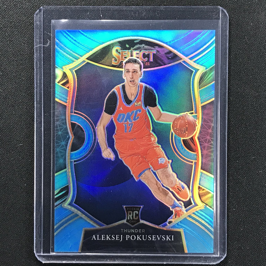 2020-21 Select Aleksej Pokusevski Concourse Rookie Light Blue 189/299