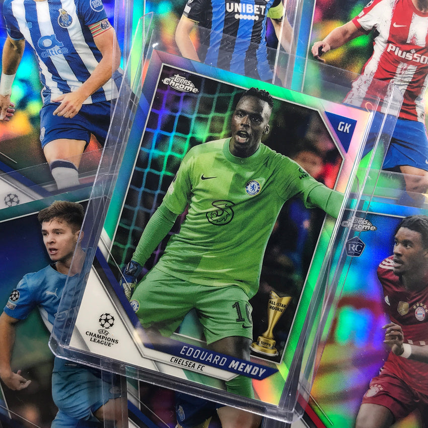 2021-22 Topps Chrome Uefa Ucl Edouard Mendy Aqua /199