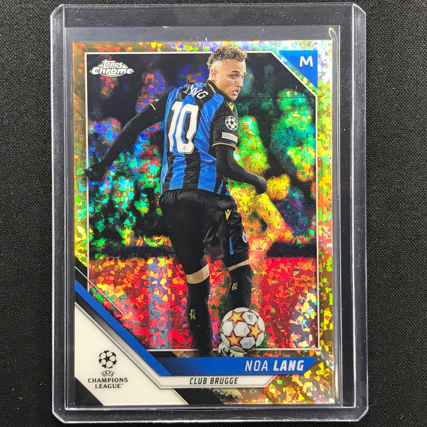 2021-22 Topps Chrome Uefa Ucl Noa Lang Gold Mini-diamond 30/50
