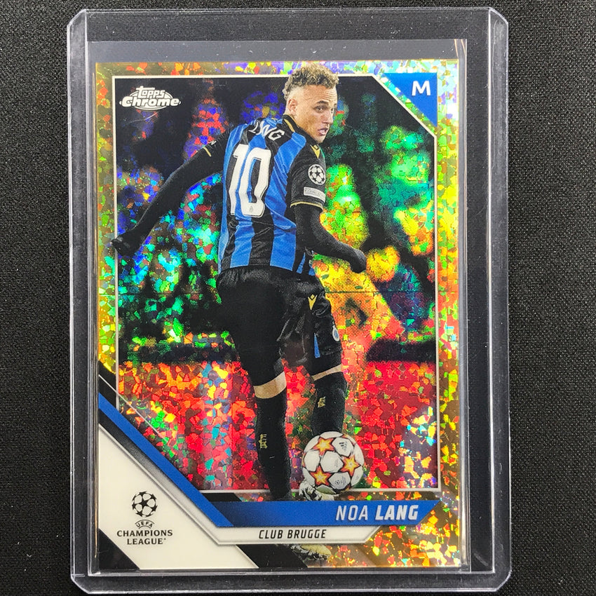 2021-22 Topps Chrome Uefa Ucl Noa Lang Gold Mini-diamond 44/50