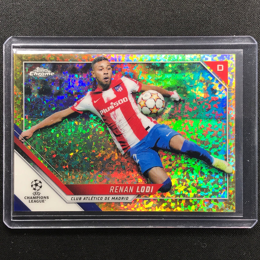 2021-22 Topps Chrome Uefa Ucl Renan Lodi Gold Mini-diamond 20/50
