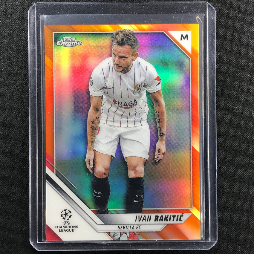 2021-22 Topps Chrome Uefa Ucl Ivan Rakitic Orange 25/25