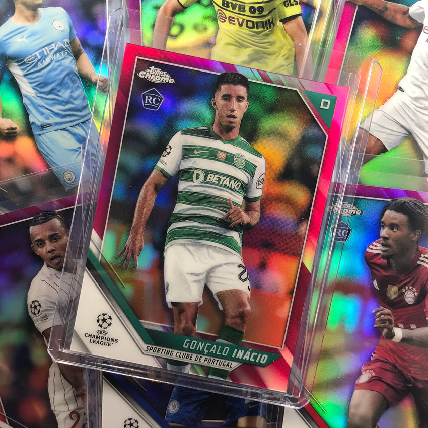 2021-22 Topps Chrome Uefa Ucl John Stones Pink /175
