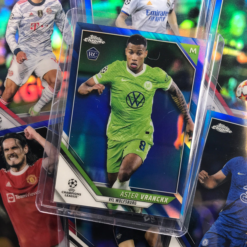 2021-22 Topps Chrome Uefa Ucl Harry Maguire Blue /150