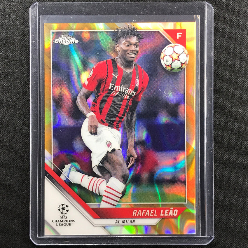 2021-22 Topps Chrome UEFA UCL RAFAEL LEAO Gold Lava SSP #37