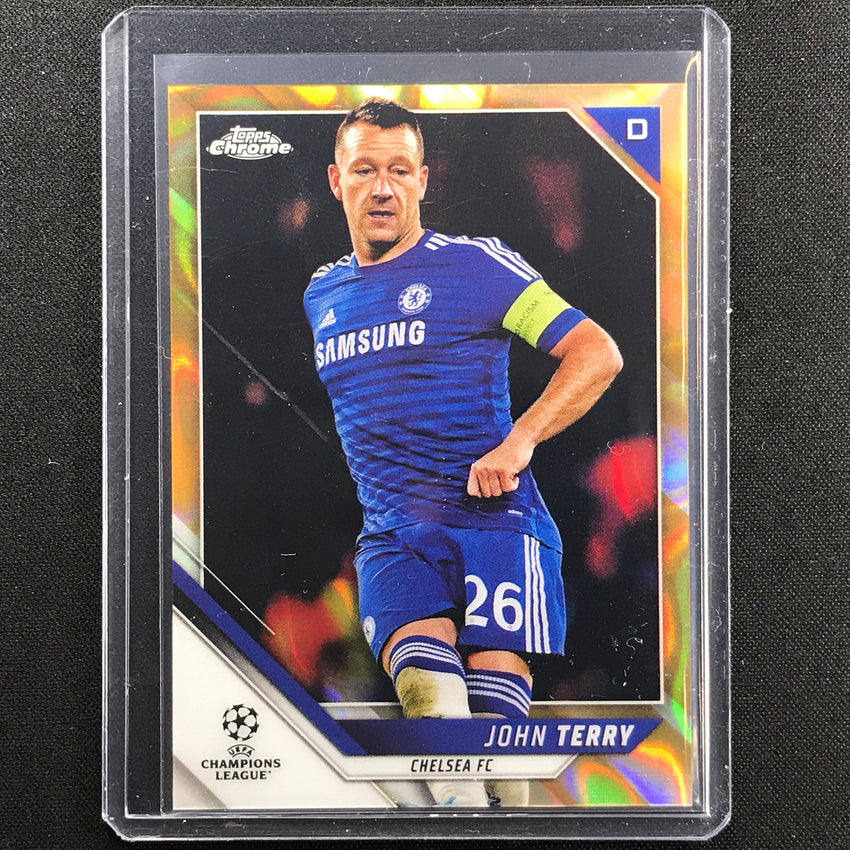 2021-22 Topps Chrome UEFA UCL JOHN TERRY Legend Variation Gold Lava SSP #5