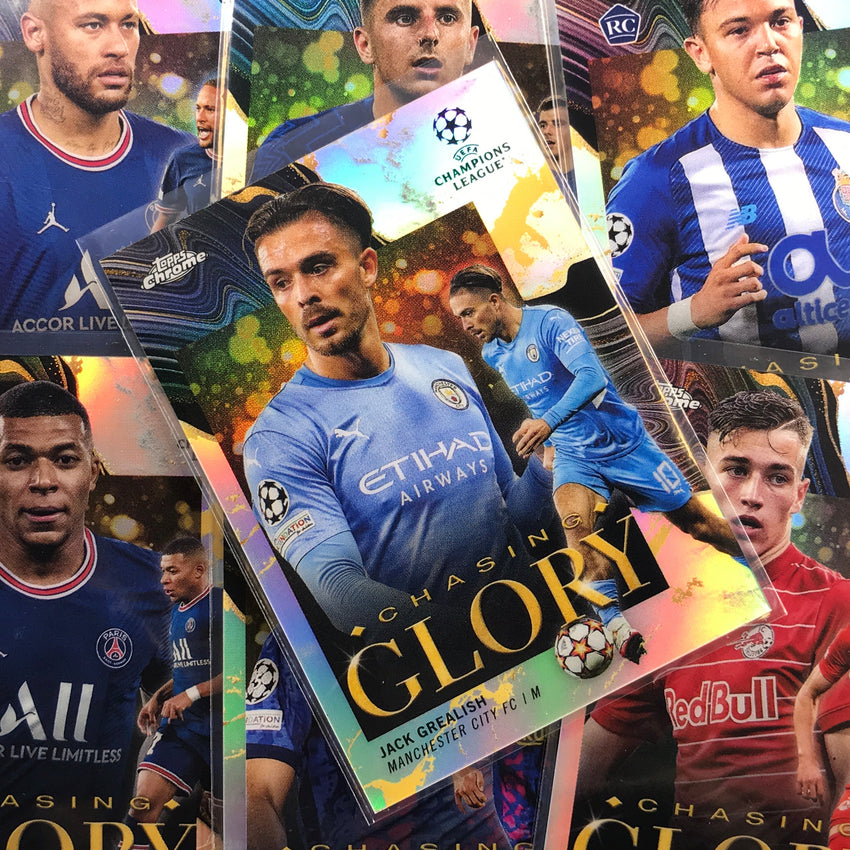 2021-22 Topps Chrome UEFA UCL PEPE Rookie Chasing Glory Refractor #13