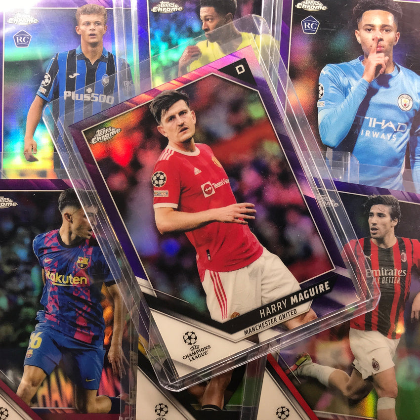 2021-22 Topps Chrome Uefa Ucl Stefan De Vrij Purple /250