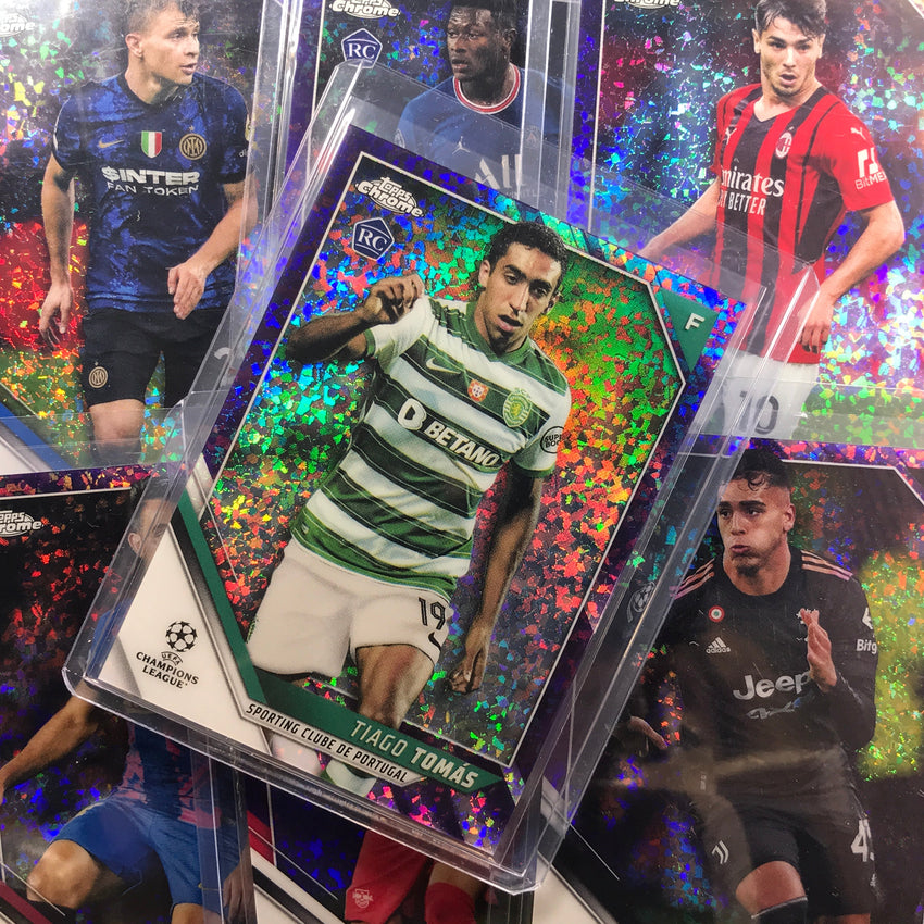 2021-22 Topps Chrome Uefa Ucl Pedri Purple Mini-diamond 131/250