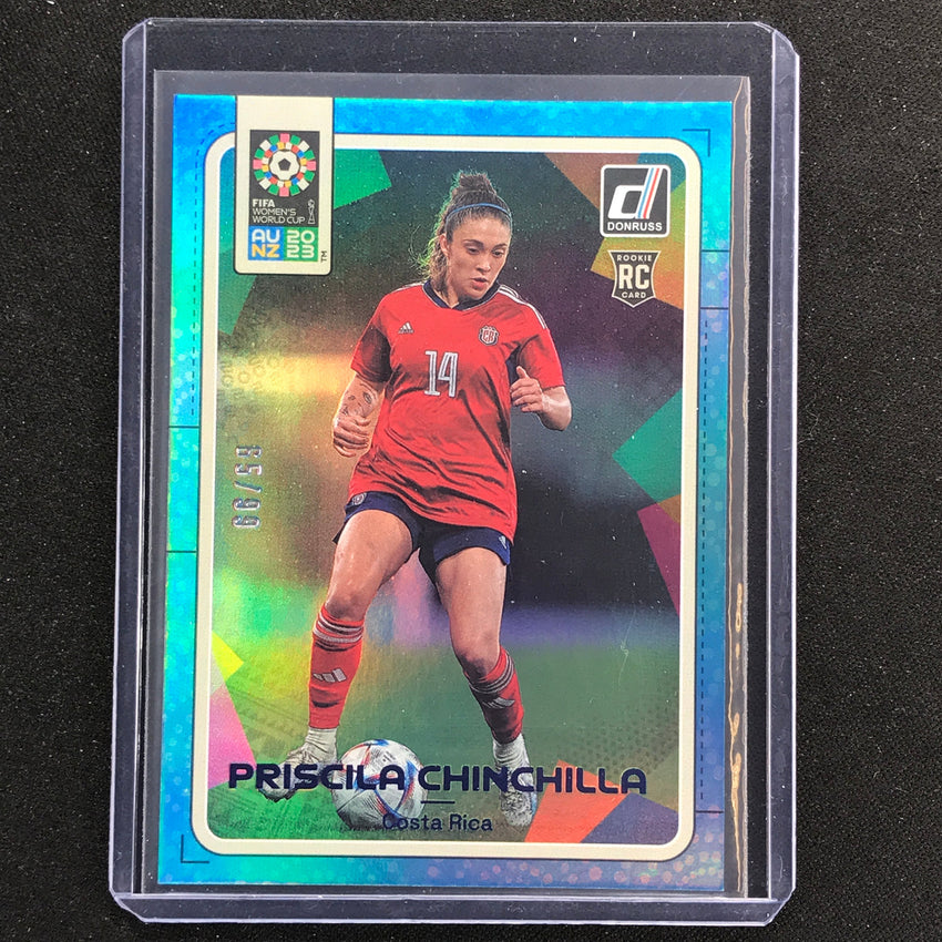 2023 Donruss Fifa Womens World Cup Priscila Chinchilla Rookie Blue 65/99 No 40
