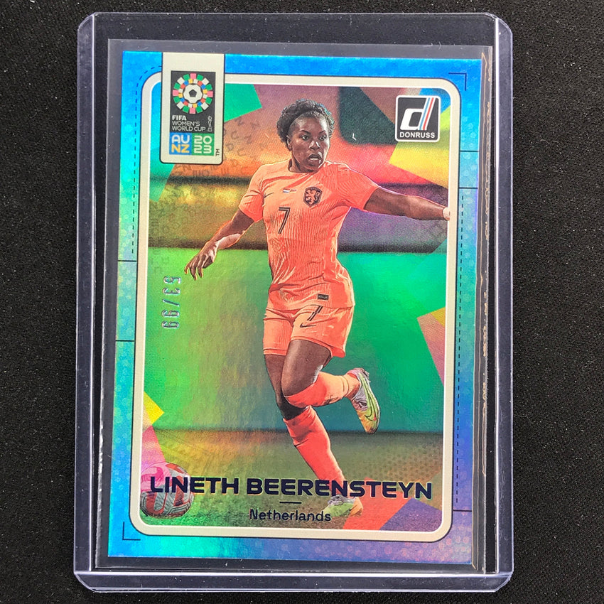 2023 Donruss Fifa Womens World Cup Lineth Beerensteyn Blue 53/99 No 113