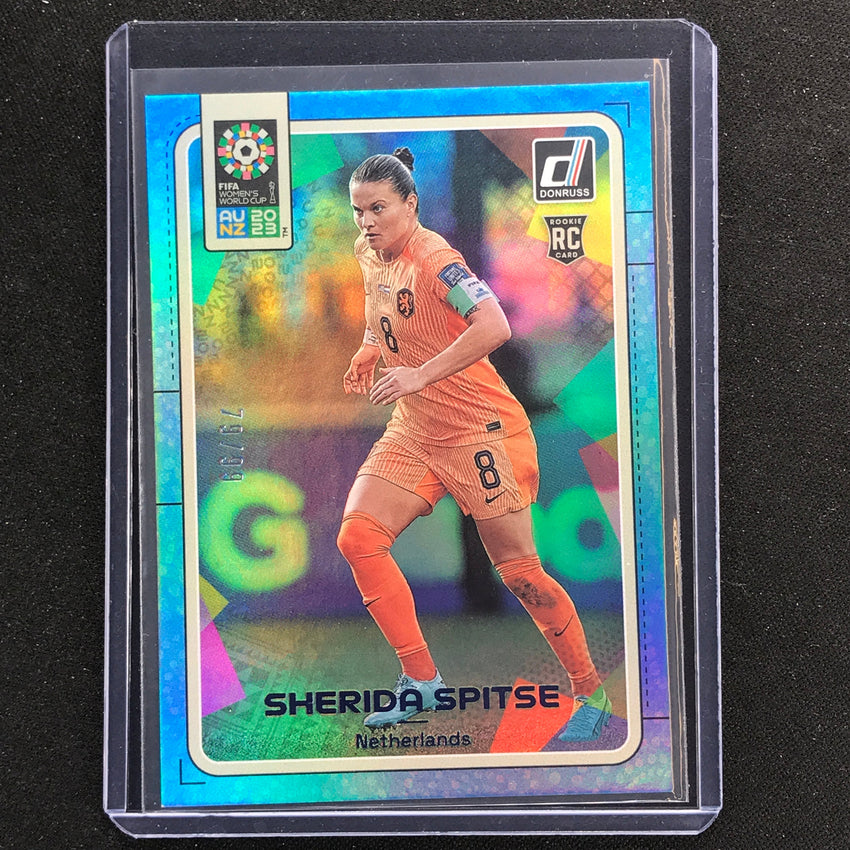 2023 Donruss Fifa Womens World Cup Sherida Spitse Rookie Blue 79/99 No 114