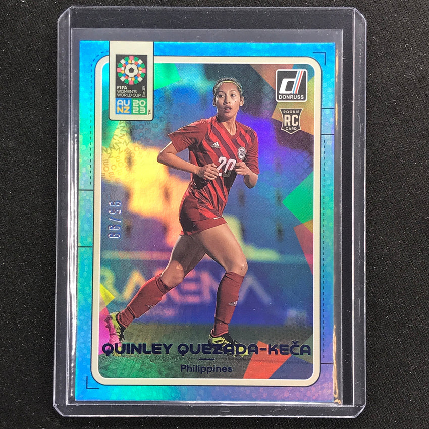 2023 Donruss Fifa Womens World Cup Quinley Quezada-keca Rookie Blue 95/99 No 142