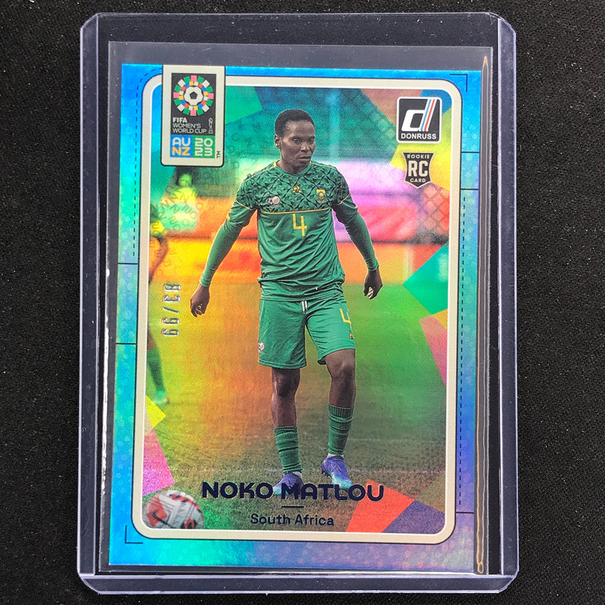 2023 Donruss Fifa Womens World Cup Noko Matlou Rookie Blue 83/99 No 162