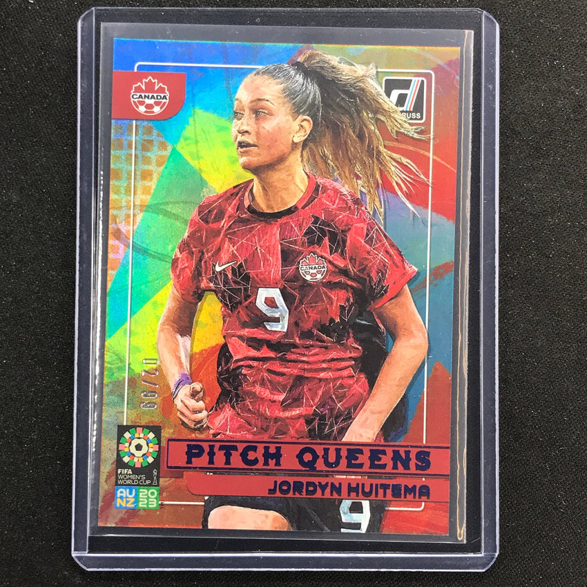 2023 Donruss Fifa Womens World Cup Jordyn Huitema Pitch Queens Blue 2/99
