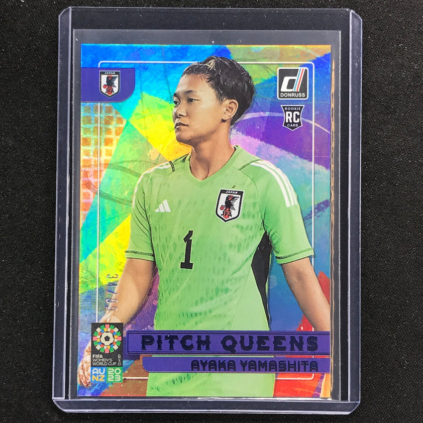 2023 Donruss Fifa Womens World Cup Ayaka Yamashita Pitch Queens Blue 34/99