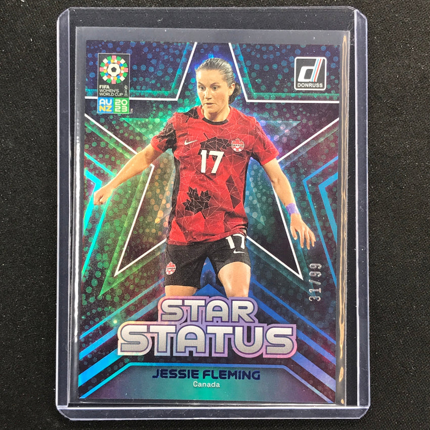 2023 Donruss Fifa Womens World Cup Jessie Fleming Star Status Blue 31/99