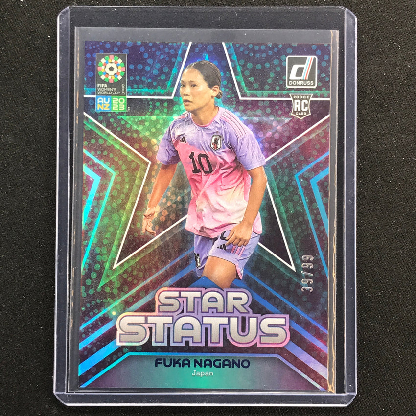 2023 Donruss Fifa Womens World Cup Fuka Nagano Star Status Rookie Blue 39/99