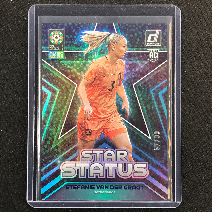 2023 Donruss Fifa Womens World Cup Stefanie Van Der Graft Star Status Blue 67/99