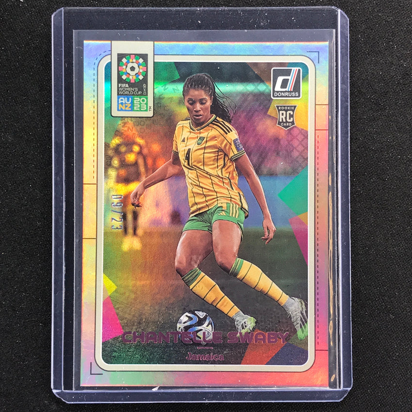 2023 Donruss Fifa Womens World Cup Chantelle Swaby Rookie Pink 9/23 No 87