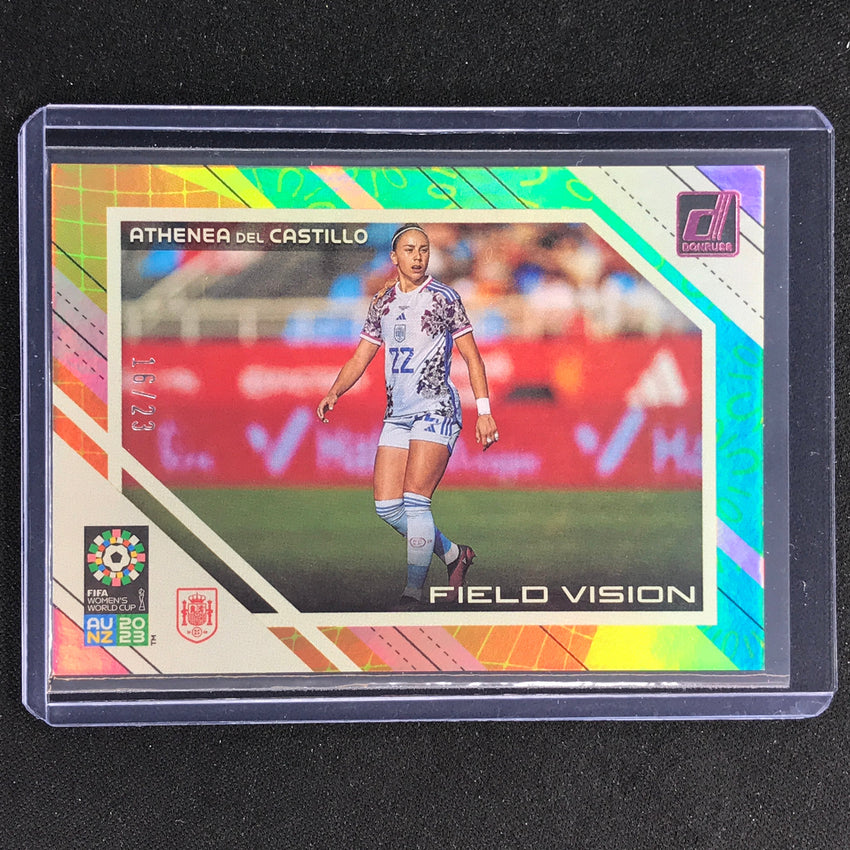 2023 Donruss Fifa Womens World Cup Athenea Del Castillo Field Vision Pink 16/23