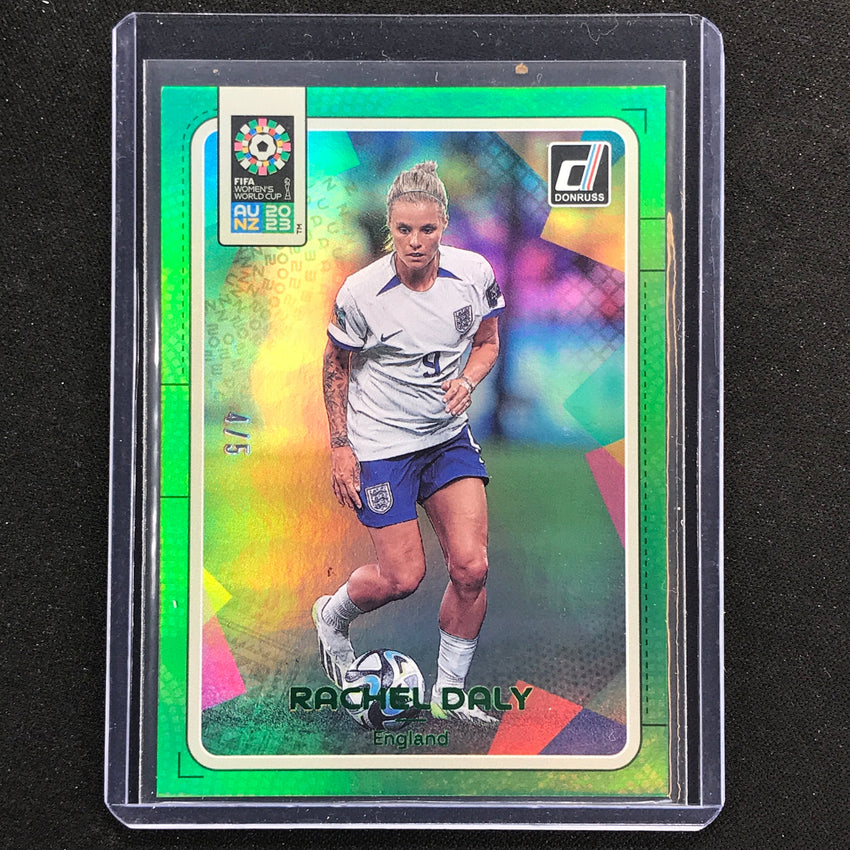 2023 Donruss Fifa Womens World Cup Rachel Daly Rookie Green 4/5 No 50