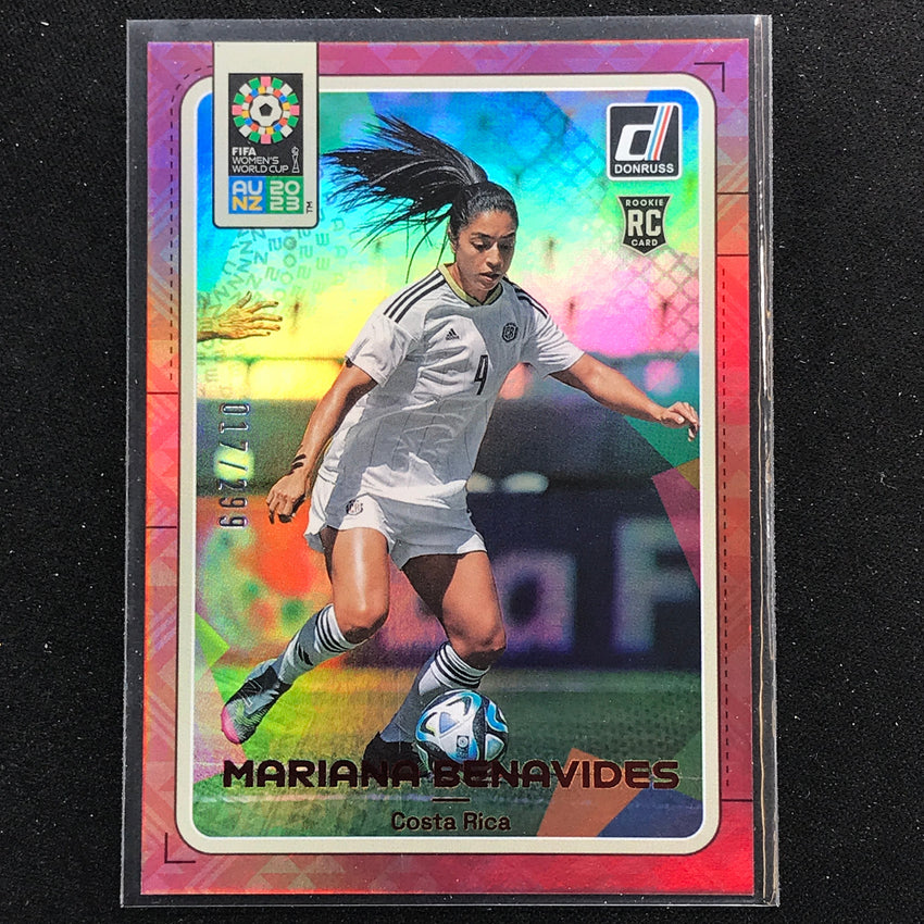 2023 Donruss Fifa Womens World Cup Mariana Benavides Rookie Red 17/299 No 39