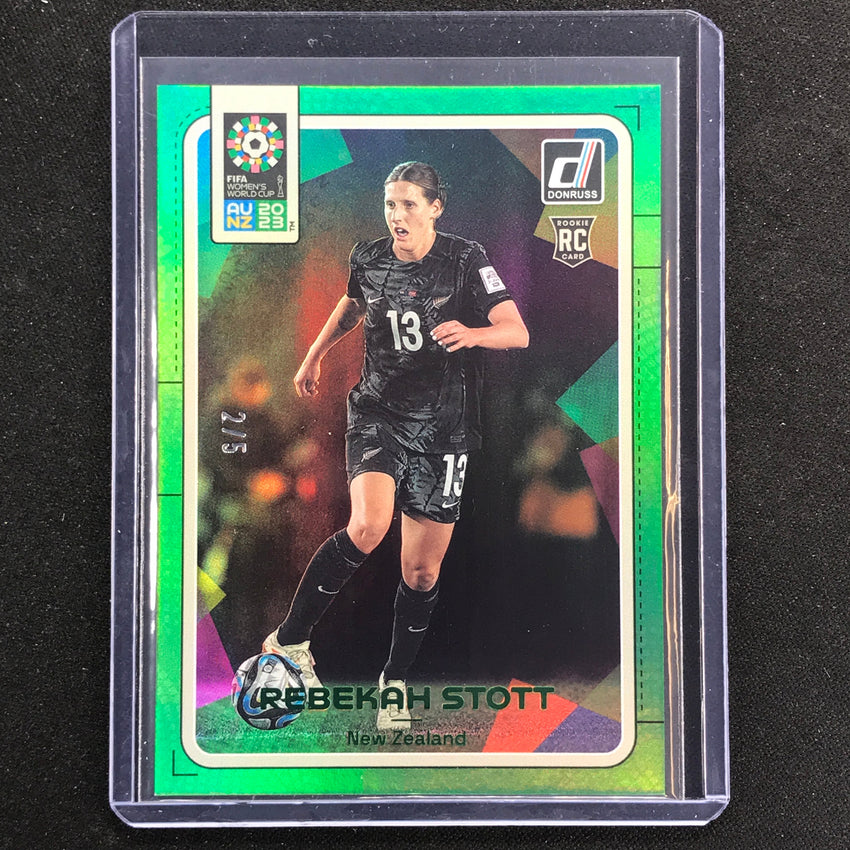 2023 Donruss Fifa Womens World Cup Rebekah Stott Rookie Green 2/5 No 119