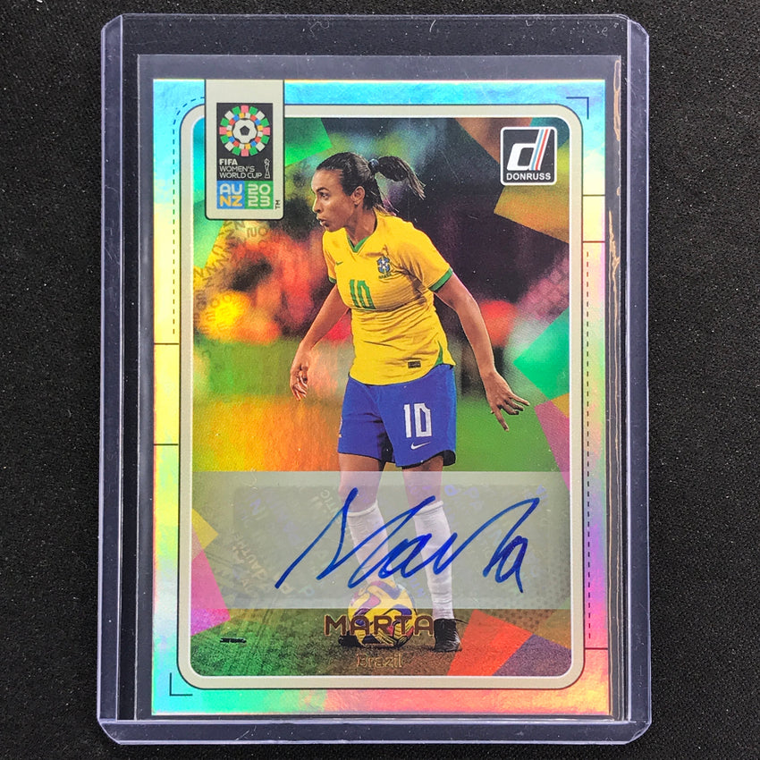 2023 Donruss Fifa Womens World Cup Marta Sp Auto Base Bronze No 202 B