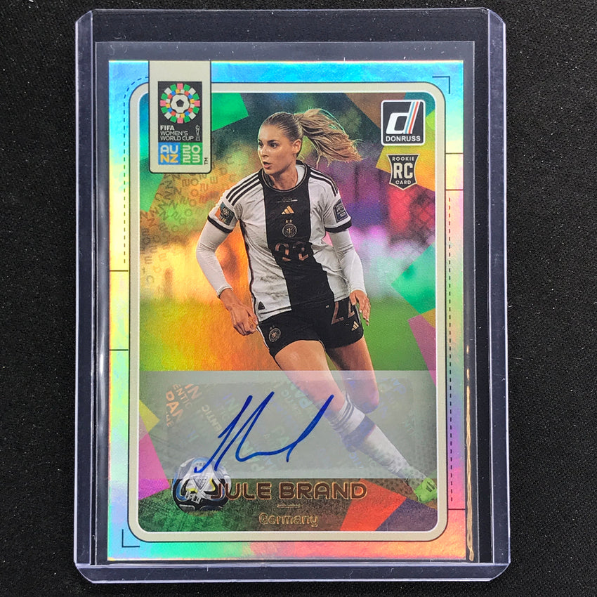 2023 Donruss Fifa Womens World Cup Jule Brand Sp Rookie Auto Base Bronze No 212