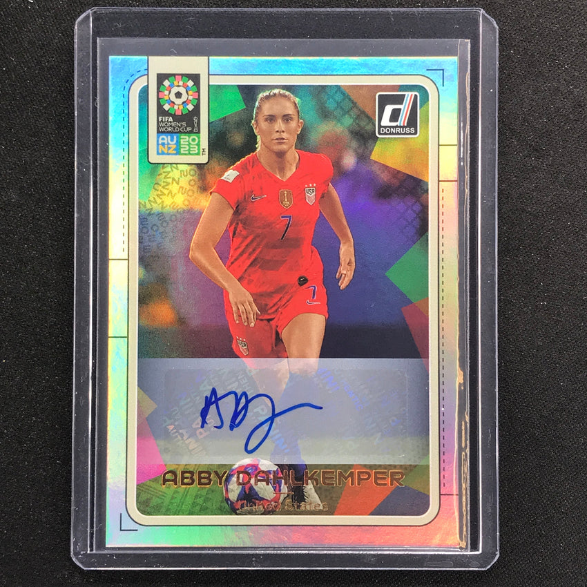 2023 Donruss Fifa Womens World Cup Abby Dahlkemper Sp Auto Base Bronze No 219