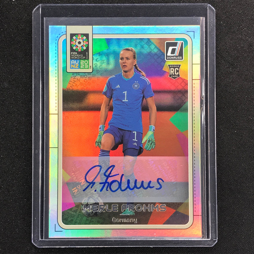 2023 Donruss Fifa Womens World Cup Merle Frohms Sp Rookie Auto Silver No 213