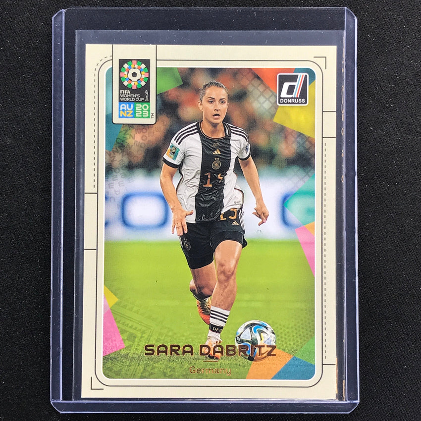 2023 Donruss Fifa Womens World Cup Sara Dabritz Base Short Prints Ssp No 214