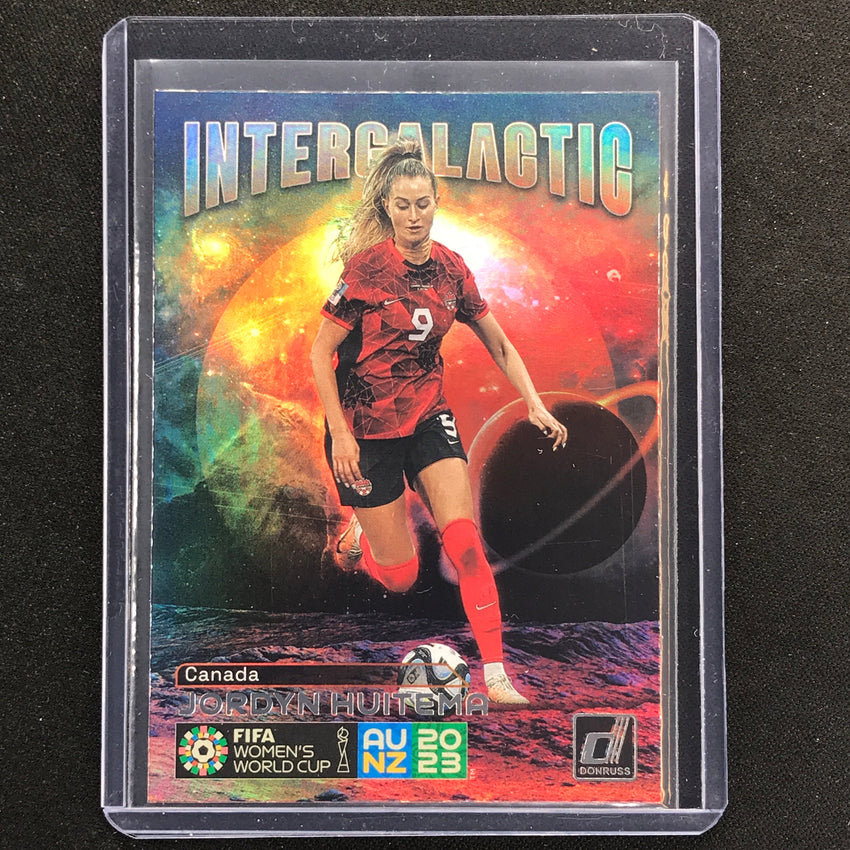 2023 Donruss Fifa Womens World Cup Jordyn Huitema Intergalactic Ssp No 3