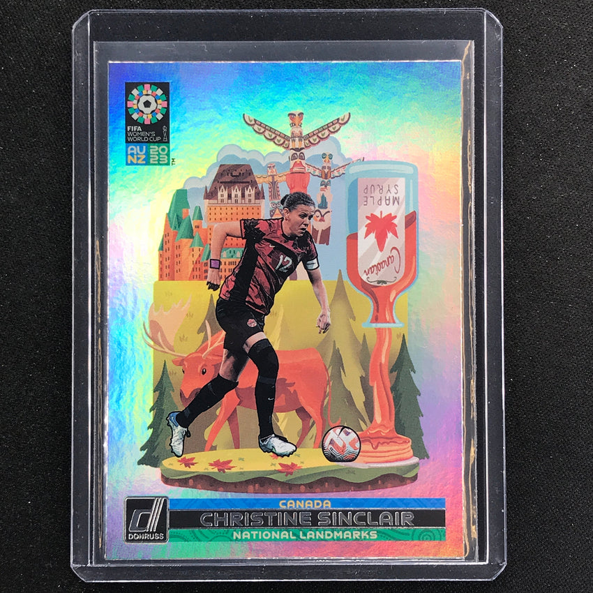 2023 Donruss Fifa Womens World Cup Christine Sinclair National Landmarks Ssp No 4