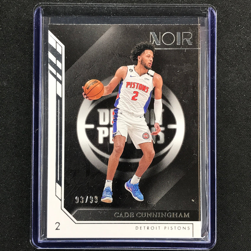 2022-23 Noir Cade Cunningham Base Association Edition Silver 93/99