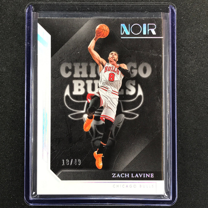 2022-23 Noir Zach Lavine Base Association Edition Holo Silver 18/49