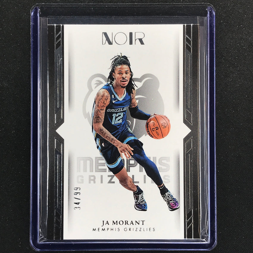 2022-23 Noir Ja Morant Base Icon Edition Silver 34/99