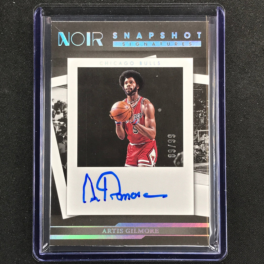 2022-23 Noir Artis Gilmore Snapshot Signatures Auto Holo Silver 89/99