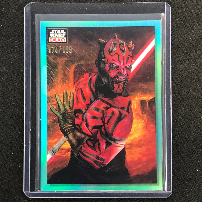 2023 Star Wars Galaxy Chrome Mauls Rage Base Aqua 174/199 No 56
