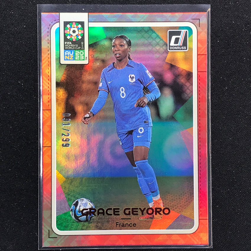 2023 Donruss Fifa Womens World Cup Grace Geyoro Red 91/299 No 63