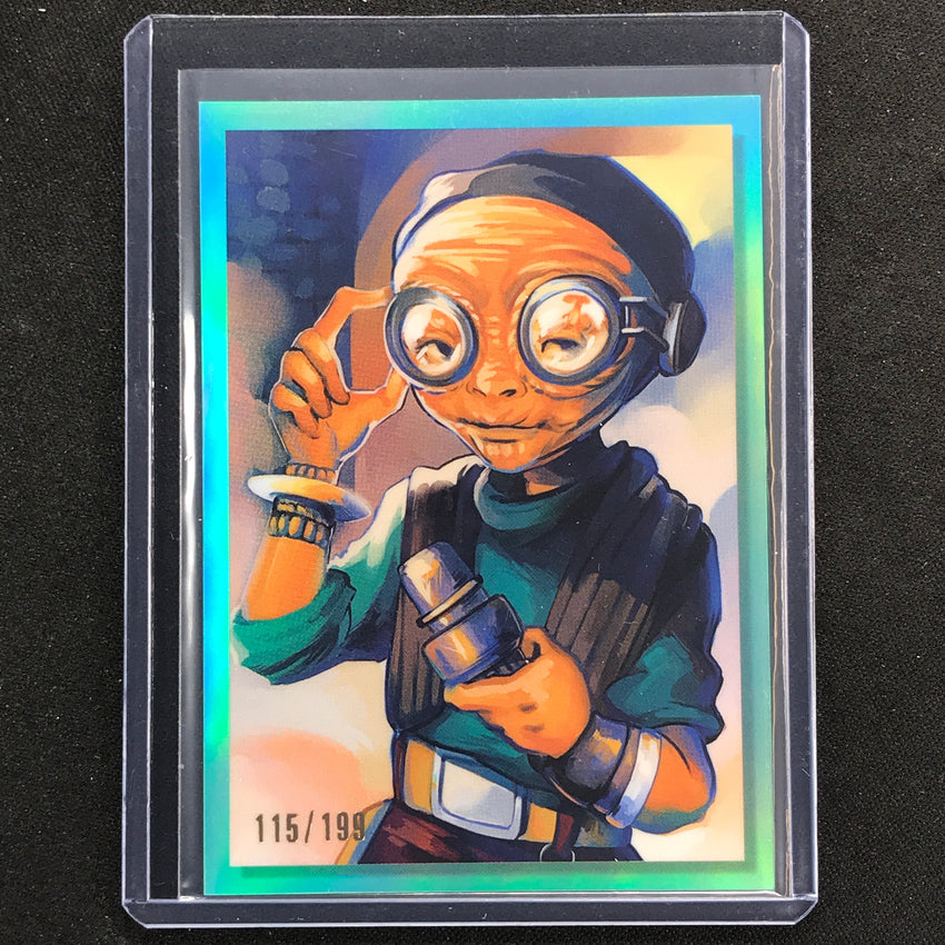 2023 Star Wars Galaxy Chrome Maz Kanata Women Of Star Wars Aqua 115/199